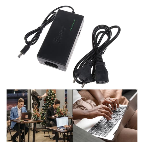 5.5x2.1mm 96W 12V-24V Justerbar AC Laptop Strømadapter Oplader til Notebook UK