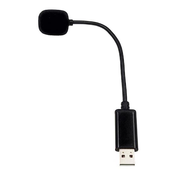 USB 2.0 Mikrofon Kondensatorljudinspelning med Svanhals för Bärbar Dator/Notebook