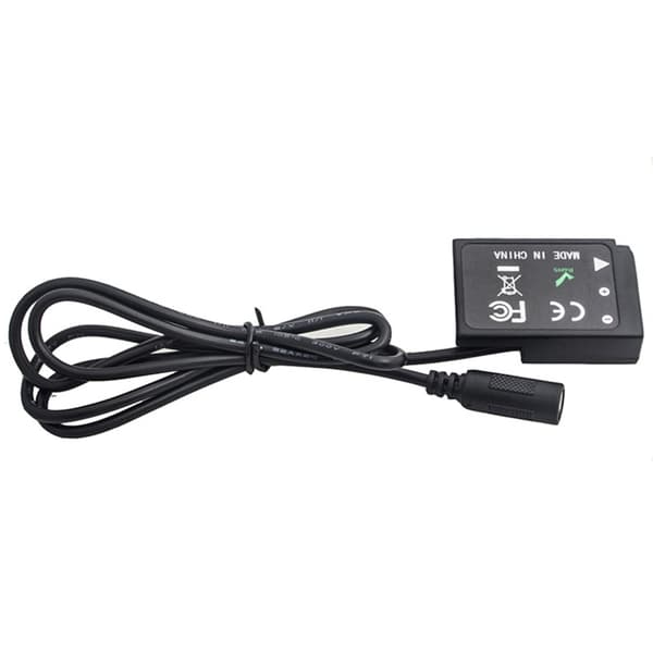 LP-E17 DR-E18 for DC 5.5x2.1mm koblingsadapter strømforsyning erstatter dummybatteri