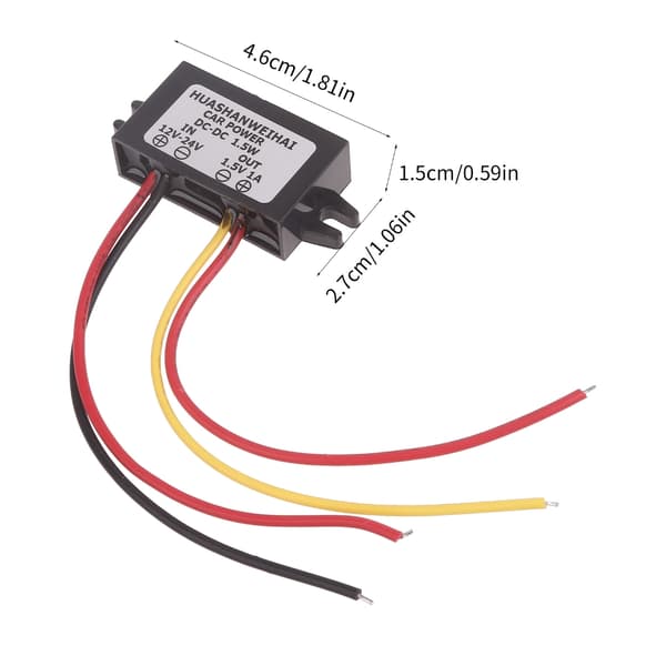 Stabil Step-down Regulator til ure, termometre og andre elektroniske enheder