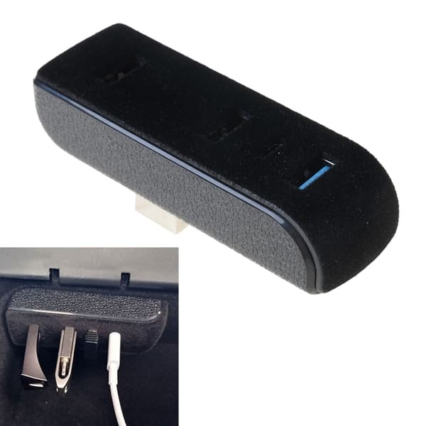 Hanskerom USB-hubbport for bil 3/Y Dockingstasjon 4-i-1 dataoverføringsadapter