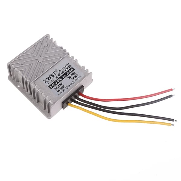 Strømforsyningsløsning Step Down Buck Modul 30V-90V til 24V Strømkonverter IP67 Vandtæt til LED-strips 8A