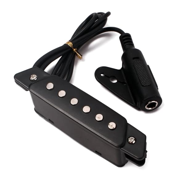Gitarrpickup Professionell Magnetisk Ljudhålsgitarrpickup Akustisk Elektrisk Transducer För Akustisk Magnetisk Förförstärkare