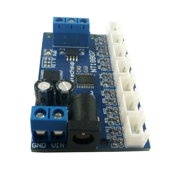 7-kanals RS485 NTC-målesensor med Modbus RTU-støtte - Temperaturområde: -20℃ til +125℃ null - With sensor B