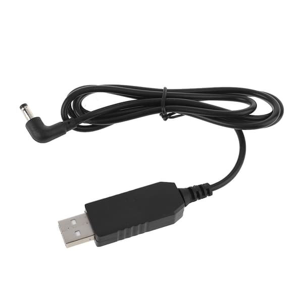 Universal 90 graders USB 5V til 12V 4.0x1.7mm strømkabel til smart højttaler til Echo Dot 3. router LED S