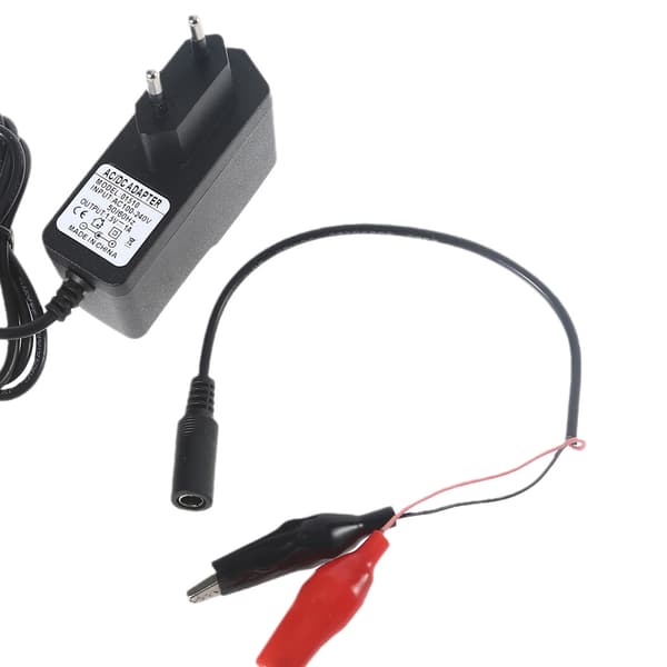 AC 100-240V til DC 1.5V 1A Klips Strømforsyning C D AA AAA Batterieliminator EU