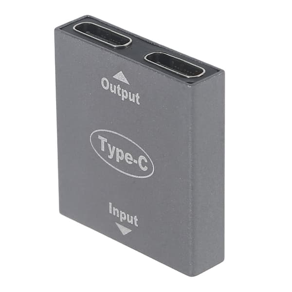 Kvinde Splitter Konverter Adapter Forlænger Konnektor til USB C Oplader Laptop