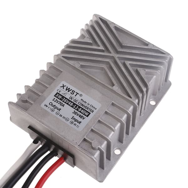 Kraftig Step Down Spændingsregulator Konverterer 48V/36V til 12V IP68 Vandtæt DC-konverter til Bilbåde og Lastbiler 30A