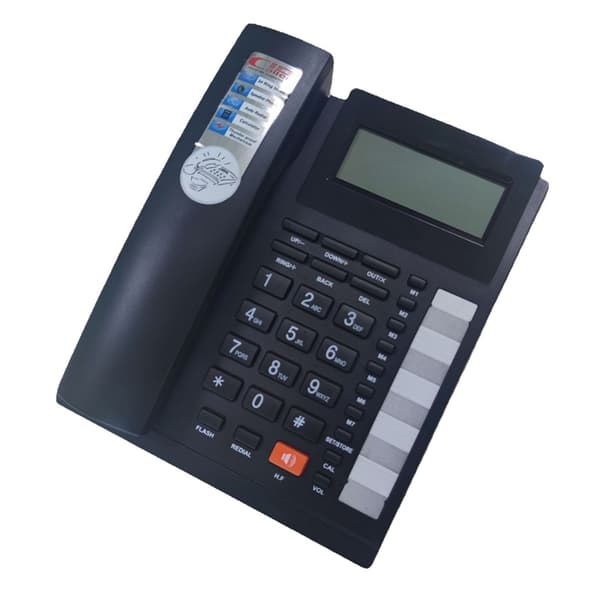Fast telefon Skrivbordstelefon Fast telefonnummer Presentation av nummer Hemmakontor med samtalsdisplay