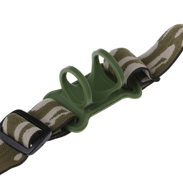 2 stk. pandebånd elastisk håndfri pandelampestrop til 22-30 mm lommelygte
