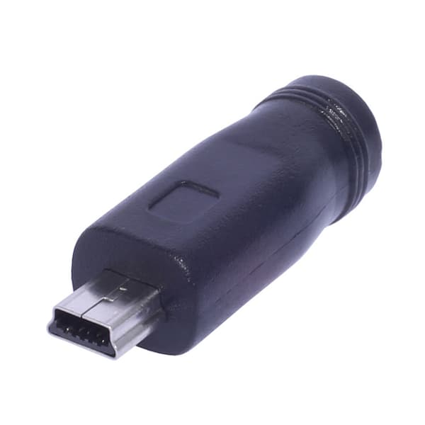 Alsidig hun til han-adapter Multifunktionel DC5521 strømkonverteringsadapter til Type-C/Mini USB/Micro USB-konverter