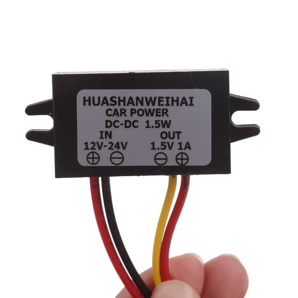 Stabil Step-down Regulator til ure, termometre og andre elektroniske enheder