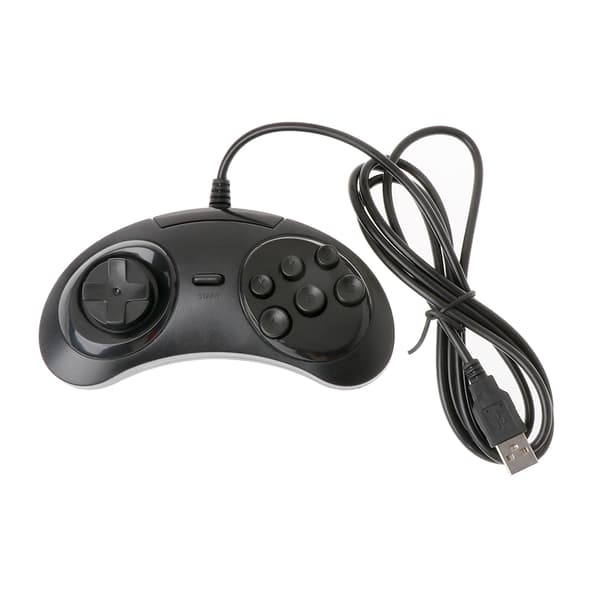Klassisk trådbunden spelkontroll Spelkontroll Gamepad Joypad för MD2
