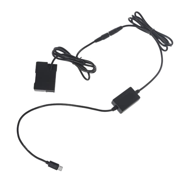 Bärbar Type-C till EN EL14 Dummy Batteri Strömadapter för D3100 D3200 D3300 D3400 D3500 D5100 D5200 D5300
