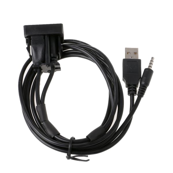 1M bil dashbord innfelt USB-portpanel dobbel USB-forlengelsesadapter