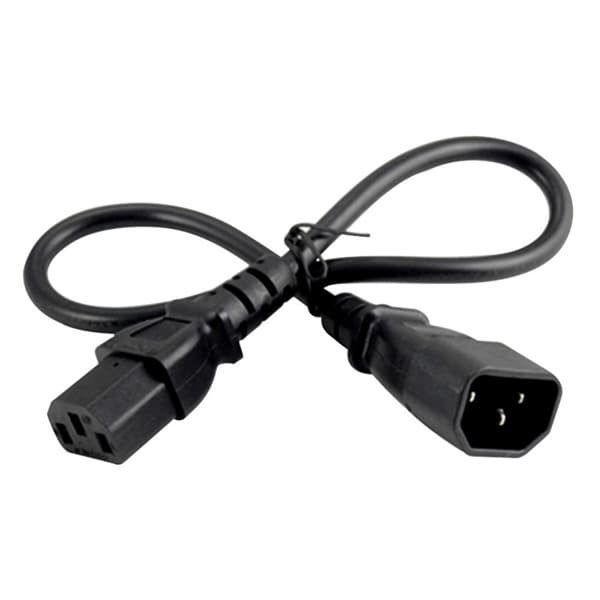 IEC 320 C14 til C13 adapterkabel, 250V han til hun strømomformere