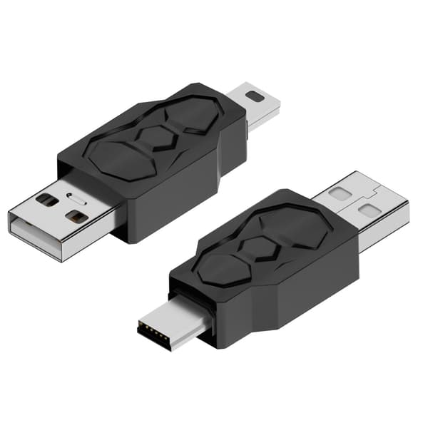 2x USB2.0-adapter 480 Mbps dataöverföring USB-kontakt för kamera bärbar dator 2