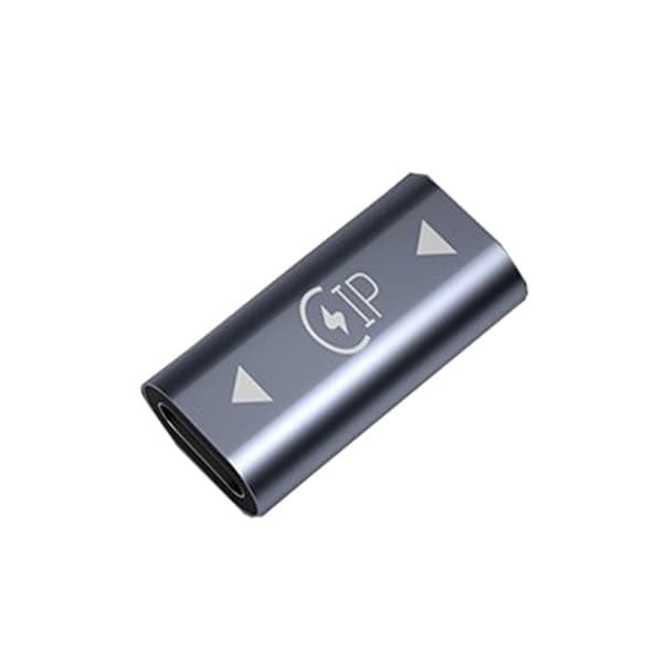 USB C til Flashing Adapter Aluminium Adapter Flashing Hun til USB C Han Konvertering til Hurtig Opladning & Dataoverførsel