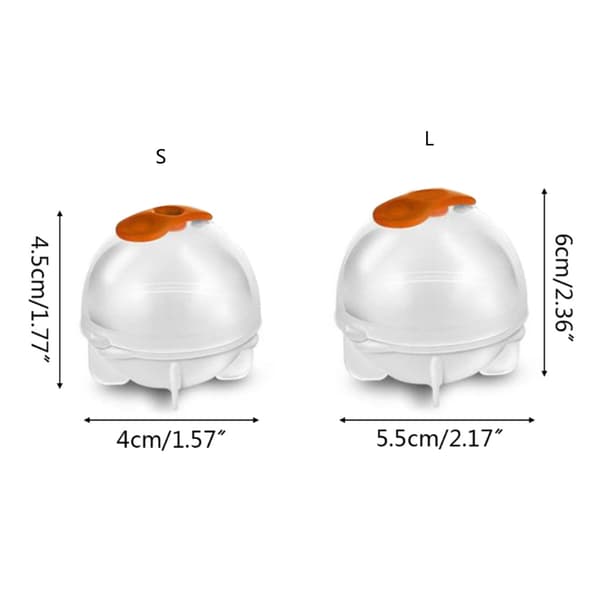 12/16-pack isbitsformar runda isbitsmaskiner isbitsbricka isbitsformar små isbrickor för cocktails whisky null - 12PCS Large