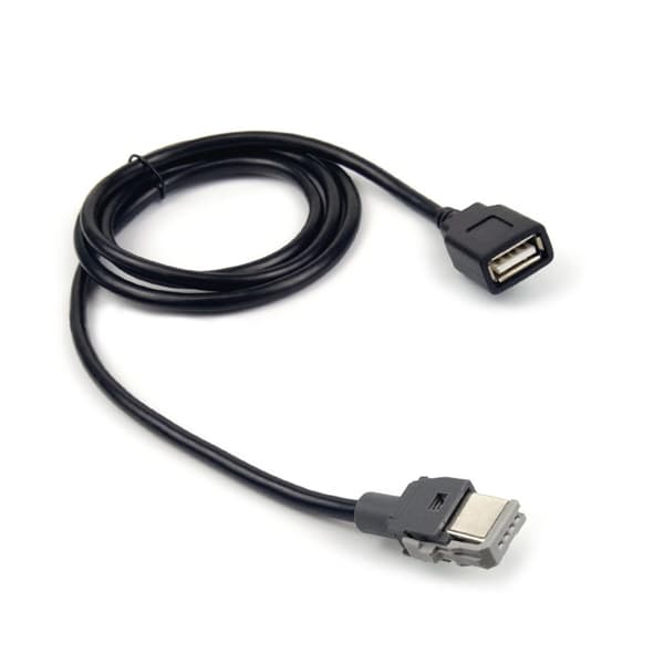 4-bens USB-kabeladapter til 307 408 C5 C Quatre B50 RD9 bilunderholdningssystem