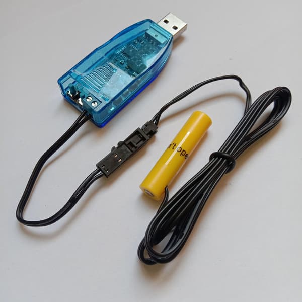USB til 1.5V 3V 4.5V 6V 12V AAA Dummy Batterikabel til Radio LED Lys Ventilator Legetøj