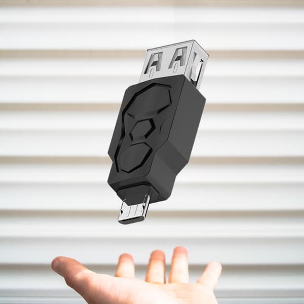 2x USB2.0-adapter 480 Mbps dataöverföring USB-kontakt för kamera bärbar dator 2