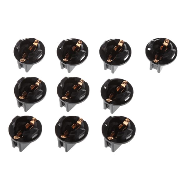 T10 Base Bilfatning Twist Lock W5W Instrumentpanel Cluster Plug Dash Pære