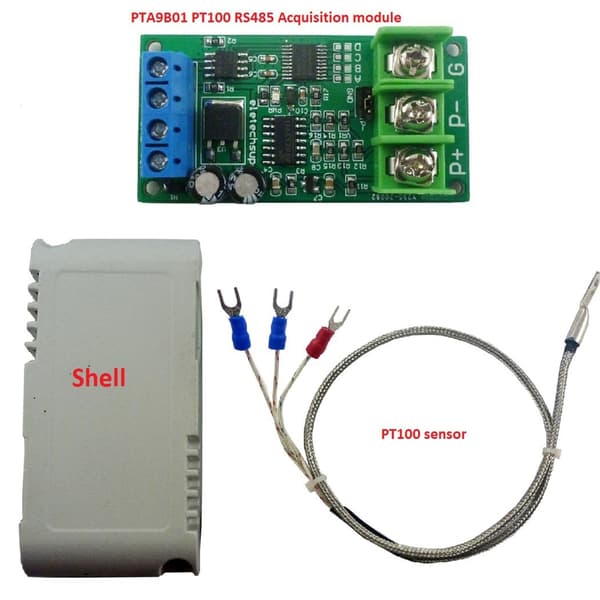 RS485 MODBUS RTU-omformermoduler Temperatursender med MODBUS RTU null - 20 to 400 degrees Ce