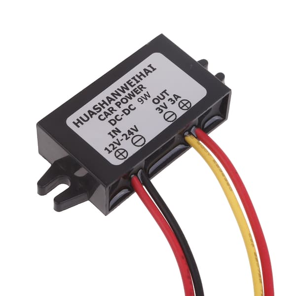 Trin-strømadaptere Praktisk konverter 12-24V til 3V til elektronisk gadget