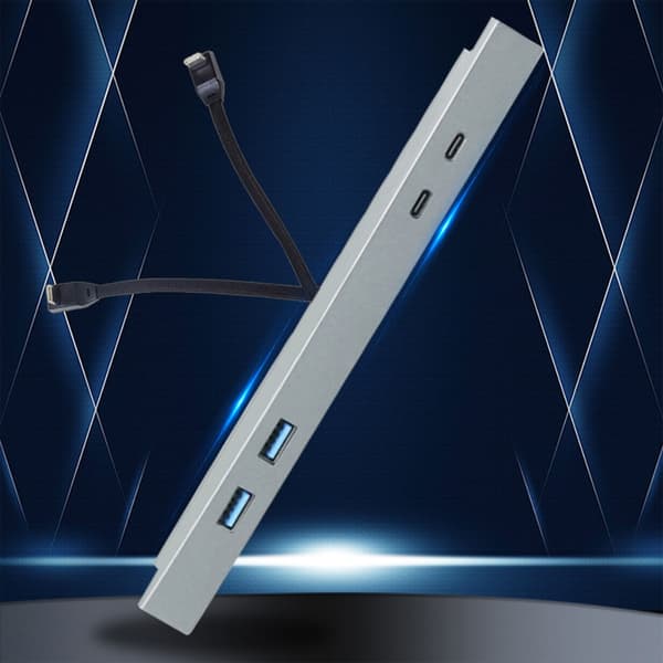 USB Hub Dockingstasjon for Midtkonsoll Splitter Smart Sensor Hurtigladingsadapter Tilbehør Egnet for Y