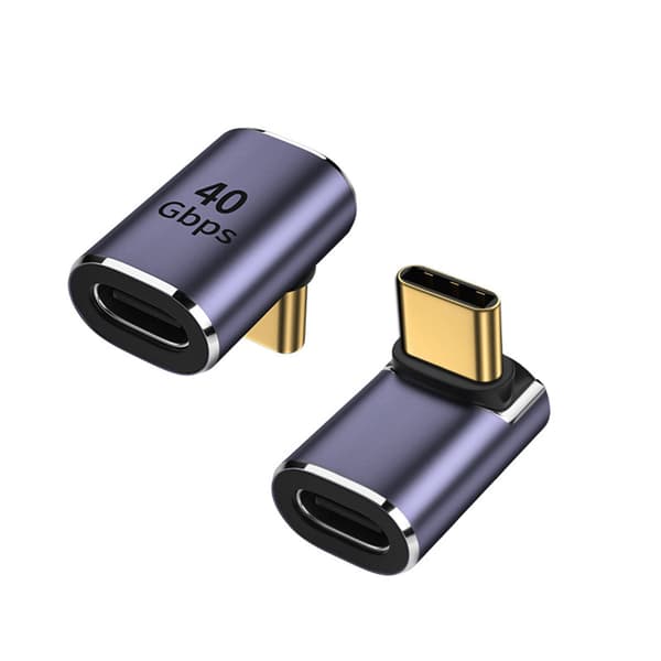 USB C forlængeradapter dataoverførsel til USB-C-enheder forgyldningsproces CM to CF inclined