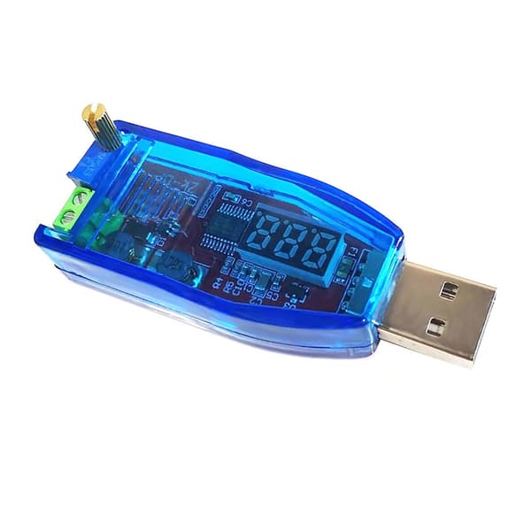 BoostBuck Converter USB Step Up / Down Strømforsyningsmodul DCDC 5V til 1V-24V Justerbar Udgang Green light