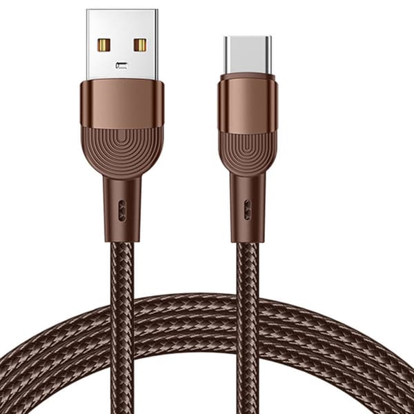 Flettet Type-C datakabel Bærbar Type-C ladekabel USB A til Type-C kabel Hurtiglading datasynkroniseringskabel for 16