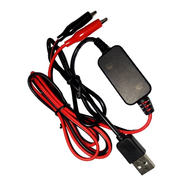 USB til DC 5V til 3V batterieliminator strømforsyningsadapterkabel, erstatter 2xAA AAA