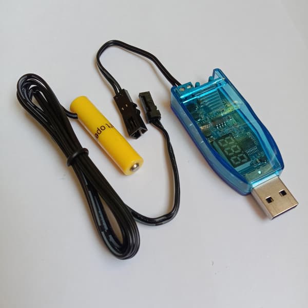 USB til 1.5V 3V 4.5V 6V 12V AAA Dummy Batterikabel til Radio LED Lys Ventilator Legetøj