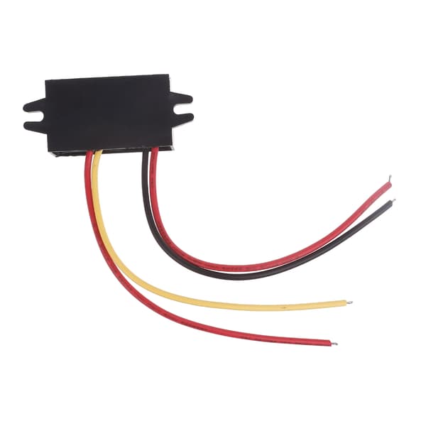 Spændingsregulator Strømkabelkonvertere 12-24V til 5V 3A/2A Spændingstrin-ned-adapterkabel til 5V LED-lysventilator 3A