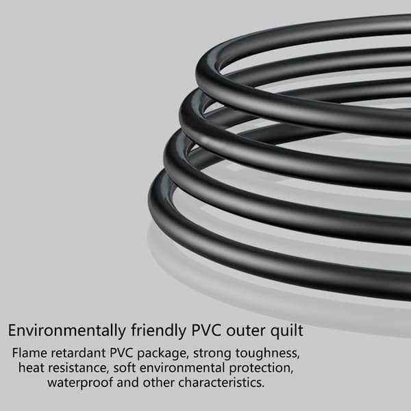 C14 til C7 ledning PVC han til hun kabel Praktisk strømkabel PVC ledning til rum