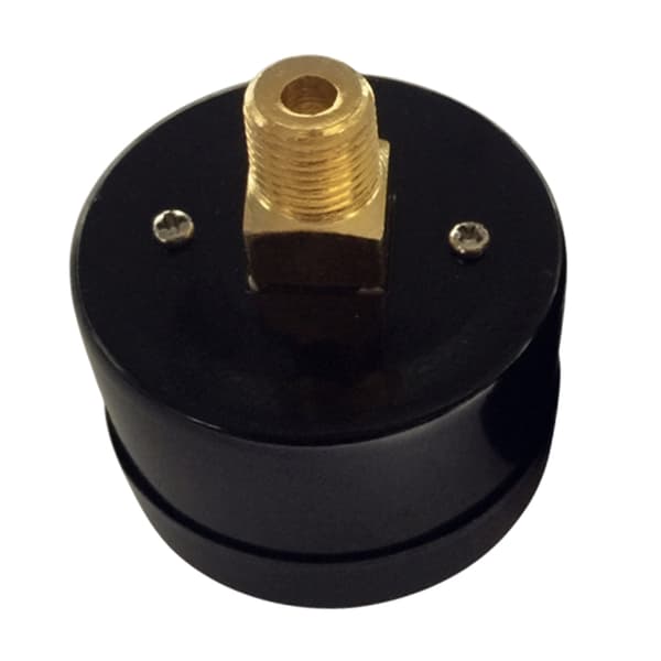 Vandtryksmåler til vandret montering, lufttryksmåler 0-180PSI 0-12Bar 4,2 cm