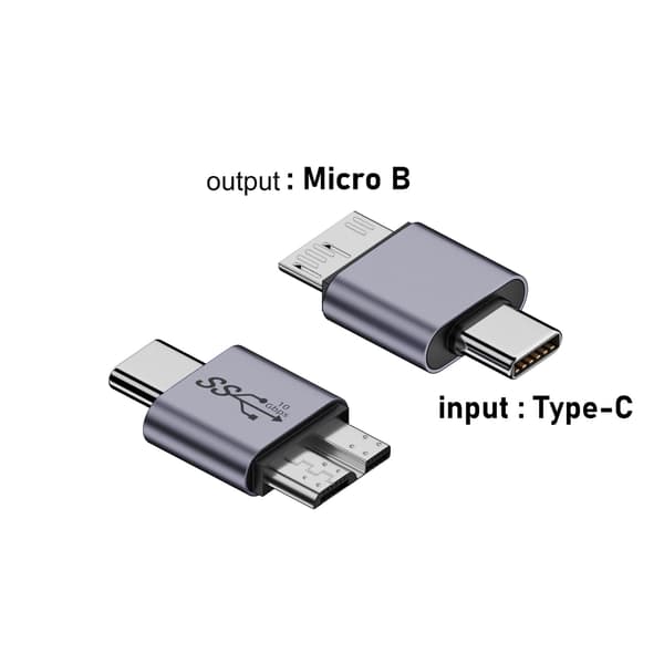 USB3.0 Type C naaras MicroB urosmuuntimeen USB C MicroB latausdatan synkronointiin null - Usb female