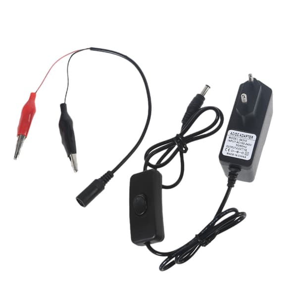 Universal DC 4.5V Adapter Strømforsyning med Afbryder til LED Lysbånd Legetøj
