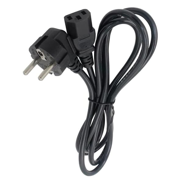 Stik EU4.8mm 2-ben til IEC320 C13 Strømkonvertere Stik Kabel null - B