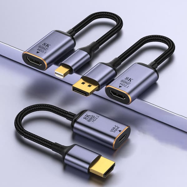 Han til USBC hun-adapter Type C til konverter til DP/mini DP-adapter HDMI female to DP ma