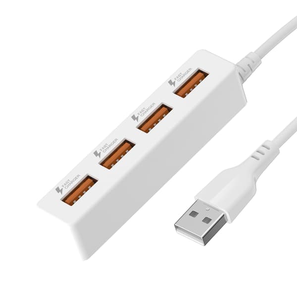 USB2.0 Splitterkabel USB Han til 4 Hun USB2.0 Konverter Flere USB Portudvidelseskabel Multiport Split Adapter