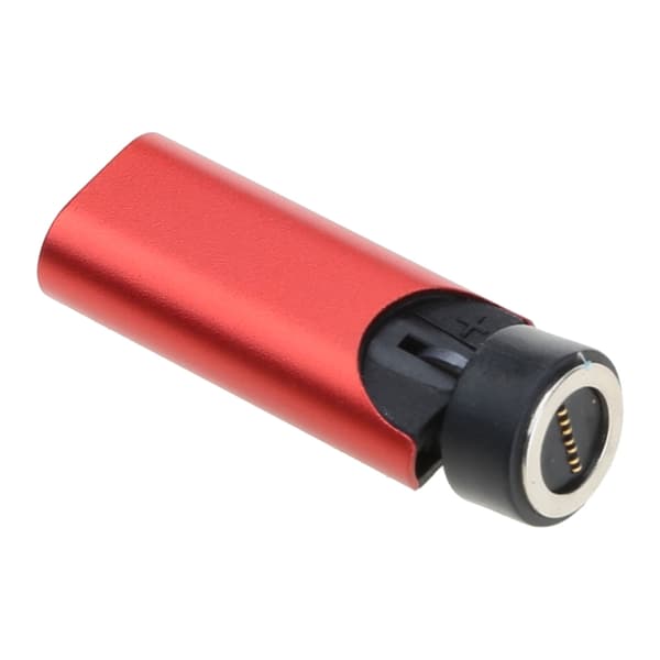 540° roterende magnetisk adapter USB-oplader til flere enheder samtidigt Silver