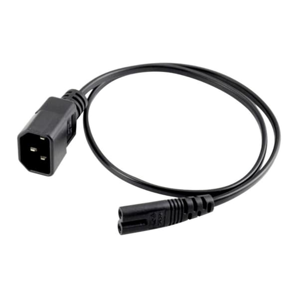 C14 til C7 ledning PVC han til hun kabel Praktisk strømkabel PVC ledning til rum