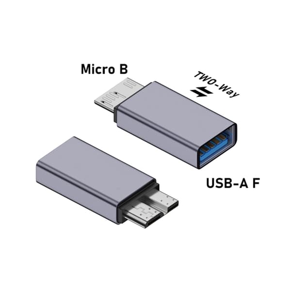 USB3.0 Typ C Hona till MicroB Hane Omvandlare USB C till MicroB Laddning Datasynkronisering null - Usb female
