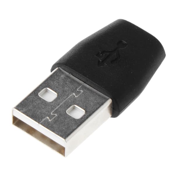 USB 2.0 hane standard typ A till Mini Micro USB hona adapteromvandlare