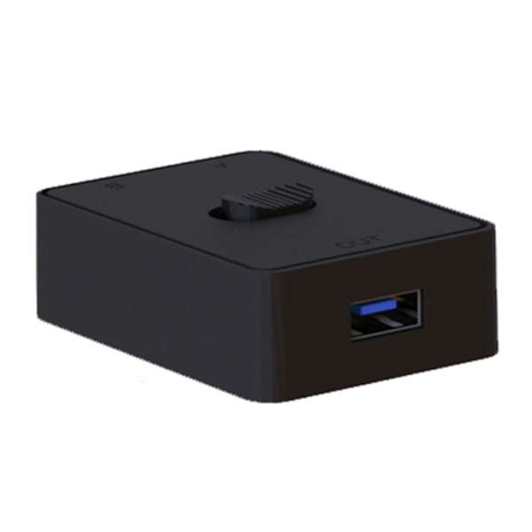 2 Porte USB KVM Switch Printerdeling Bi-direktionel USB KVM Switches HUB til 2 Computere USB Printerdeling Hub