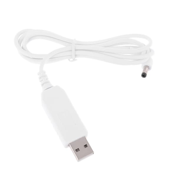 Universal 90 graders USB 5V til 12V 4.0x1.7mm strømkabel til smart højttaler til Echo Dot 3. router LED S