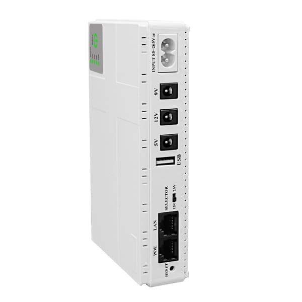 UPS 5V 9V 12V 1A Batteribackup Backupbatteri Uavbrutt strømforsyning EU